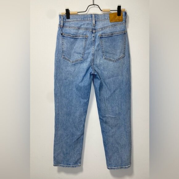 Aritzia Denim Forum The Arlo High Rise Straight Jeans Blue — Size 28, 26L - Picture 7 of 12